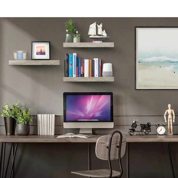 Sorbus, Vintage White Floating Shelf- Set f 3 - Brand new - Picture 5 of 6